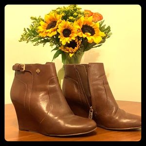 Tory Burch Brown Booties
